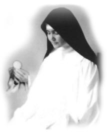 Nun receiving the Holy Eucharist