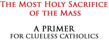 The Most Holy Sacrifice of the Mass for Clueless Catholics