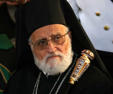 Patriarch Gregorios III of Antioch's talk at Westminster Event 2013 photo from http://en.wikipedia.org/wiki/Gregory_III_Laham