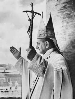 Pope Paul VI with Crozier