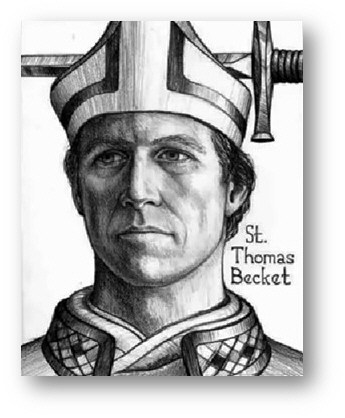 St Thomas Becket Archbishop of Canterbury - 1118-1170