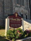 Sacred Heart Church sign