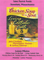 Chicken Soup for the Soul - St Patrick of Stoneham, MA, and the  trivialization of the Holy Season of Len
