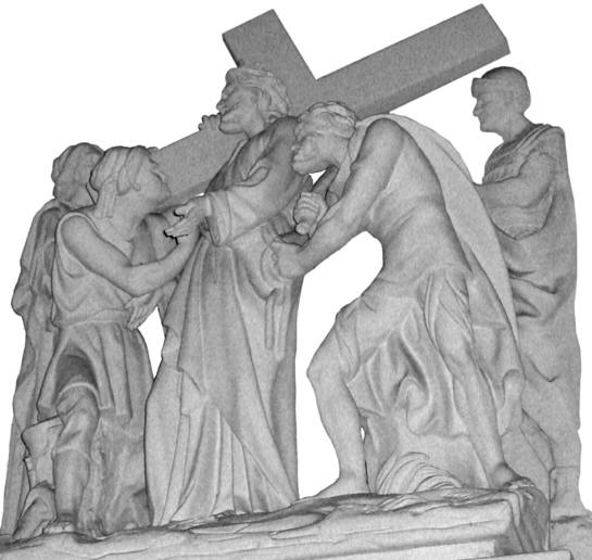 Simon the Cyrenean Helps Jesus Carry the Cross.