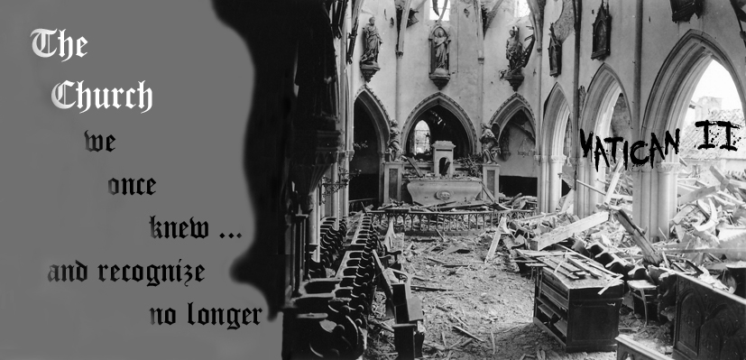 We no longer recognize the Catholic Church since Vatican II