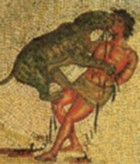 Christian Martyrs devoured by beasts in Roman Spectacles