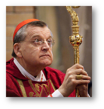 U.S. Cardinal Raymond L. Burke -  photo courtesy of Catholic News Service - www.catholicnews.com