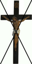 Christ on the Cross — not allowed