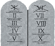 Decalogue - Ten Commandments