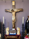Crucifix at Side Altar at St Adelaide's Church, Peabody, MA