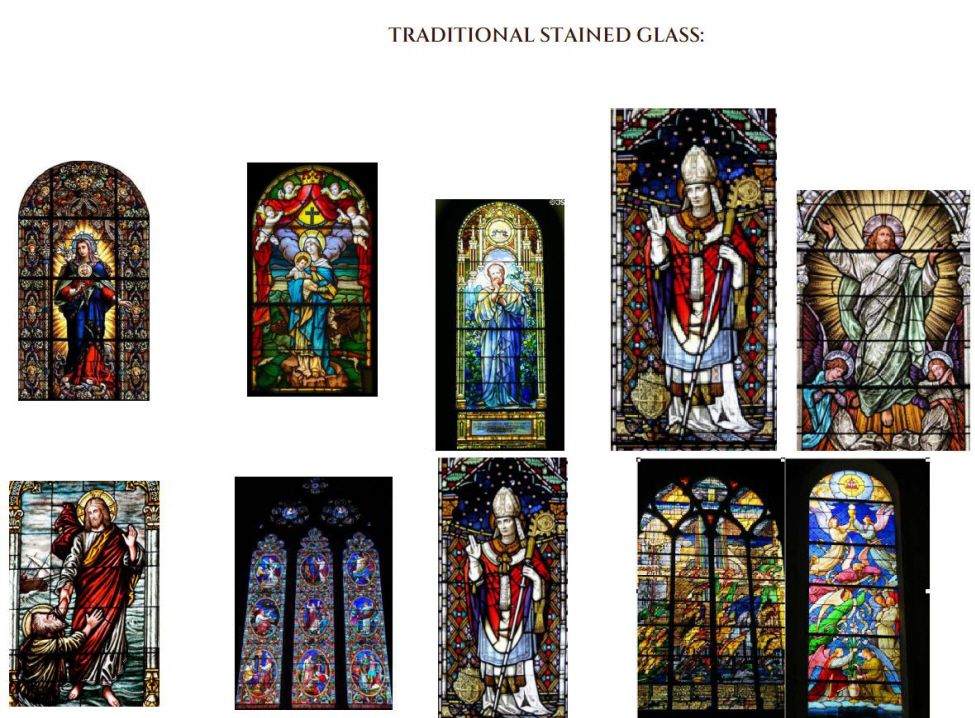 Traditional Stained Glass before Vatican II