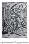 Christian Martyrs with limbs woven through spokes of a wheel or drawn over iron spikes